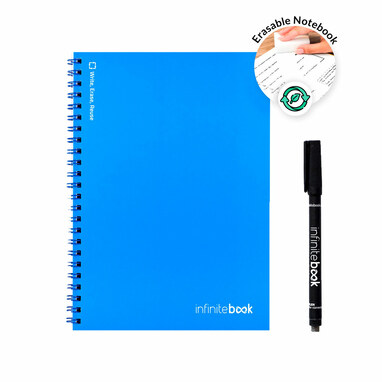 INFINITEBOOK PLAIN Блокнот А5 формату королівський синій - 33200-114- Фото №3
