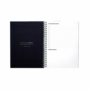 STARTER KIT INFINITE PLANNER A5. Набір містить щоденник формату А5, набір для чищення, маркер та тримач для маркерів темно-синій - 33202-134- Фото №4