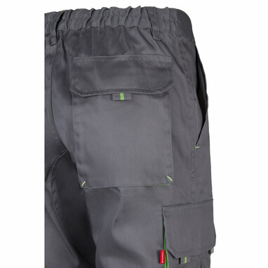 VL HYPNOS Двухцветные брюки из твила с несколькими карманами (200 г/м²), из хлопка (35%) и полиэстера (65%) серый  размер 36 - 36004-247-36- Фото №4