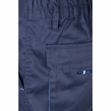 VL FIDES Двухцветные брюки-стрейч с несколькими карманами (240 г/м²) из хлопка (46%), ЭМЭ (38%) и полиэстера (16%). синий  размер 48 - 36031-244-48- Фото №8