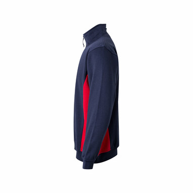 VL SVAROG Двухцветная флисовая толстовка (260 г/м²) из полиэстера (65%) и хлопка (35%) синий  размер L - 36044-224-L- Фото №2