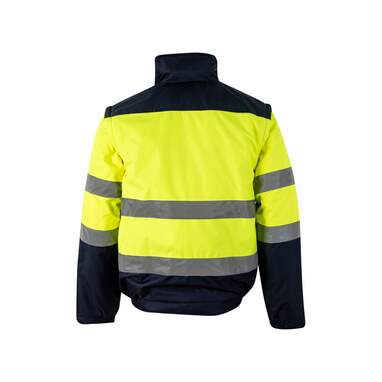 VL JUPITER LARGE Двоколірна куртка утеплена (180 г/м²) з поліестеру (100%) з поліуретановим покриттям синій  розмір 5XL - 36060-204-5XL- Фото №1