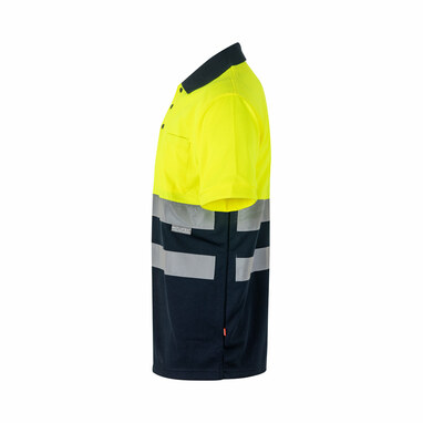 VL CUPID Двухцветная рубашка поло (160 г/м²) с короткими рукавами, из полиэстера (100%) синий размер L - 36063-204-L- Фото №2 VL CUPID Двухцветная рубашка поло (160 г/м²) с короткими рукавами, из полиэстера (100%) синий размер L - 36063-204-L- Фото №2