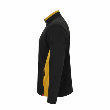 VL GERAS Двоколірна флісова куртка (220 г/м²) з поліестеру (100%) чорний  розмір M - 36079-203-M- Фото №2
