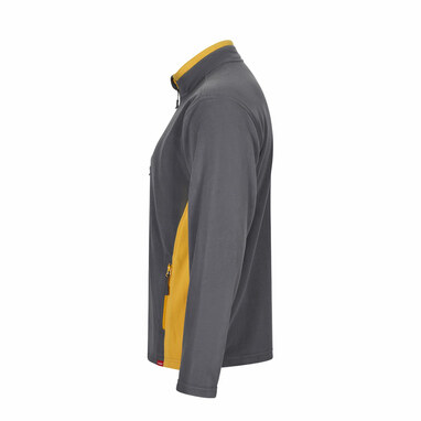 VL GERAS Двухцветная флисовая куртка (220 г/м²) из полиэстера (100%) серый  размер XL - 36079-207-XL- Фото №2
