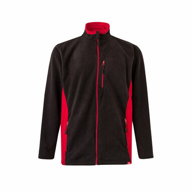 VL GERAS Двухцветная флисовая куртка (220 г/м²) из полиэстера (100%) черный  размер 3XL - 36079-233-3XL- Фото №4