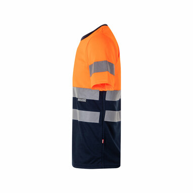 VL BRAHMA Двухцветная техническая футболка Bird-eye (140 г/м²) из полиэстера (100%) синий  размер 2XL - 36093-214-2XL- Фото №2