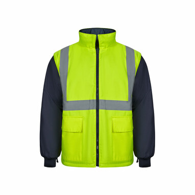 VL JUNO Двухцветная парка 4 в 1 (180 г/м²) из полиэстера (100%) с полиуретановым покрытием синий  размер M - 36108-204-M- Фото №2