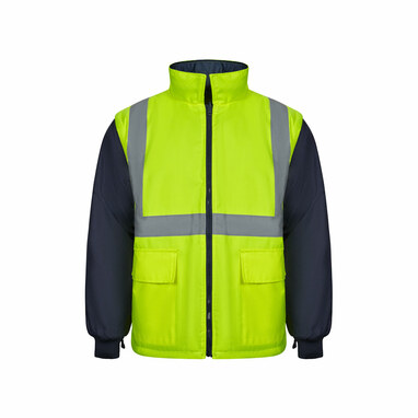 VL JUNO LARGE Двухцветная парка 4 в 1 (180 г/м²) из полиэстера (100%) с полиуретановым покрытием синий  размер 5XL - 36109-204-5XL- Фото №5