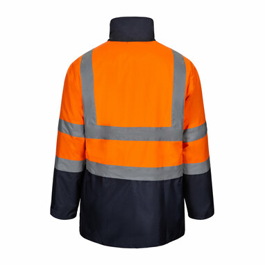VL JUNO LARGE Двоколірна парка 4 в 1 (180 г/м²) з поліестеру (100%) з поліуретановим покриттям синій  розмір 4XL - 36109-214-4XL- Фото №1