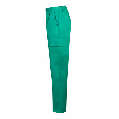 VL AINE Штани з твила з кількома кишенями (190 г/м²) з бавовни (20%) та поліестеру (80%) зелений  розмір 52 - 36112-109-52- Фото №2