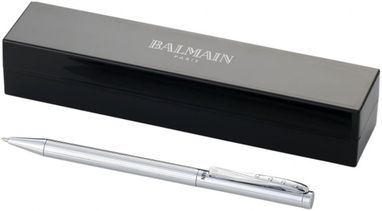 Ручка металлическая Balmain, колір сріблястий - 10635800- Фото №2