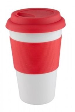 Чашка керамическая Soft Touch, цвет красный - AP803420-05- Фото №1