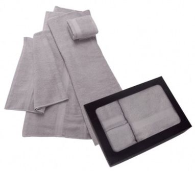 Набор полотенец, цвет пепельно-серый - AP791743-77- Фото №1