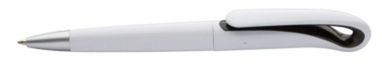 Ручка пластиковая Waver, цвет белый - AP808760-01- Фото №1