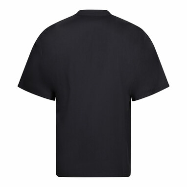 Кухонная куртка с короткими рукавами из поплина (110 г/м²) из хлопка (35%) и полиэстера (65%) черный  размер XL - 36122-103-XL- Фото №1
