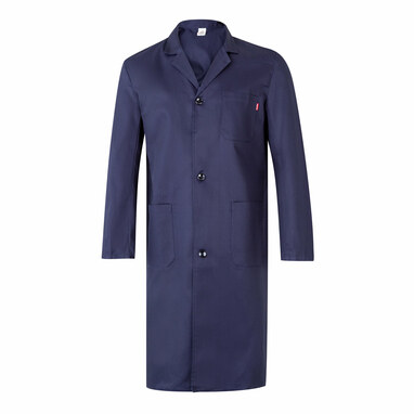 VL DANU Халат из твила (175 г/м²) из хлопка (35%) и полиэстера (65%). синий  размер 56 - 36133-104-56- Фото №5