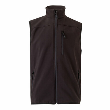 VL VARUNA Жилет Softshell (280 г/м²) с подкладкой из полиэстера (94%) и эластана (6%). черный  размер 3XL - 36136-103-3XL- Фото №4