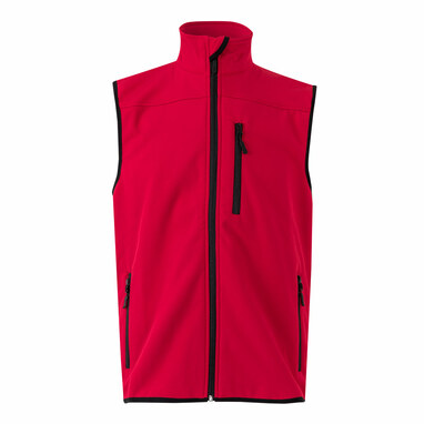 VL VARUNA Жилет Softshell (280 г/м²) с подкладкой из полиэстера (94%) и эластана (6%). красный  размер XL - 36136-105-XL- Фото №4