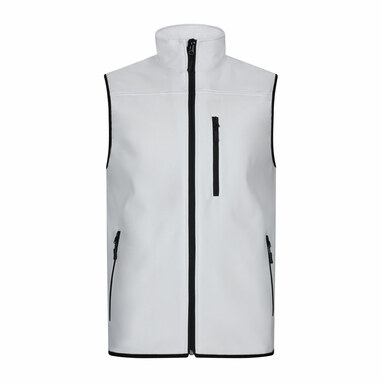VL VARUNA Жилет Softshell (280 г/м²) с подкладкой из полиэстера (94%) и эластана (6%). белый  размер XL - 36136-106-XL- Фото №3