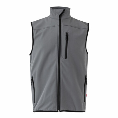 VL VARUNA Жилет Softshell (280 г/м²) с подкладкой из полиэстера (94%) и эластана (6%). серый  размер XL - 36136-113-XL- Фото №4