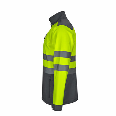 VL HESTIA Двоколірна куртка softshell (280 г/м²) з поліестеру (96%) та еластану (4%). сірий розмір 3XL - 36144-207-3XL- Фото №2 VL HESTIA Двоколірна куртка softshell (280 г/м²) з поліестеру (96%) та еластану (4%). сірий розмір 3XL - 36144-207-3XL- Фото №2