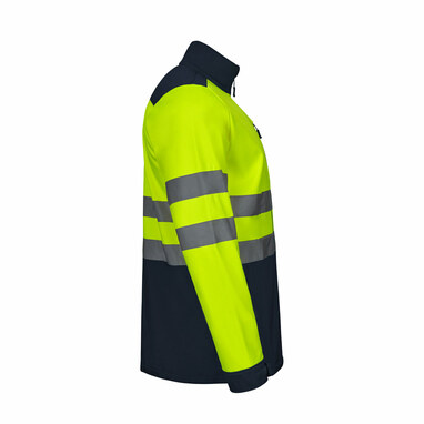VL HESTIA LARGE Двоколірна куртка softshell (280 г/м²) з флісовою підкладкою та мембраною TPU, з поліестеру (96%) та еластану (4%). синій  розмір 5XL - 36145-204-5XL- Фото №3