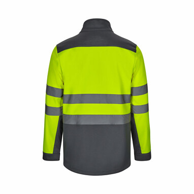 VL HESTIA LARGE Двоколірна куртка softshell (280 г/м²) з флісовою підкладкою та мембраною TPU, з поліестеру (96%) та еластану (4%). сірий  розмір 5XL - 36145-207-5XL- Фото №1