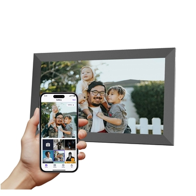 15,6-дюймовая цифровая фоторамка с Wi-Fi Prixton Prado XL, цвет сплошной черный - 1PA20690- Фото №4 15,6-дюймовая цифровая фоторамка с Wi-Fi Prixton Prado XL, цвет сплошной черный - 1PA20690- Фото №4