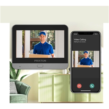 Розумна сторожова дверна камера з Wi-Fi Prixton DV50, колір чорний - 1PA21190- Фото №3