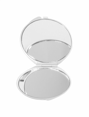 Дзеркальце кишенькове Gill, колір сріблястий - AP809318- Фото №1