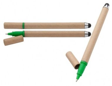 Эко стилус с ручкой EcoTouch, цвет натуральный - AP805892- Фото №1