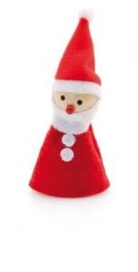 Новогодняя фигурка Деда Мороза Muf, цвет красный - AP791285-05- Фото №1