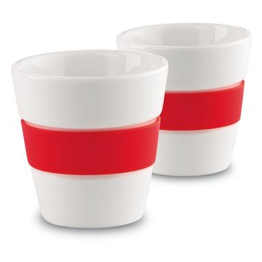 Набор из двух кофейных керамических чашек - MO7840_05- Фото №1