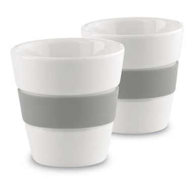 Набір з двох кавових керамічних чашок - MO7840_07- Фото №1