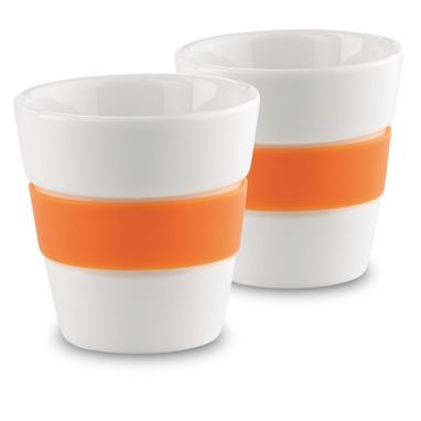 Набір з двох кавових керамічних чашок - MO7840_10- Фото №1