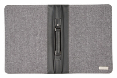 Папка для документів Smokey Zip А4, колір сірий - AP809462- Фото №3