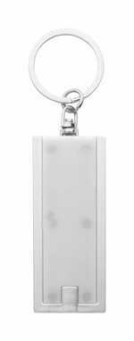 Брелок з LED-ліхтариком Industrial, колір білий - AP844022-01- Фото №1