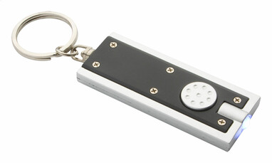 Брелок з LED-ліхтариком Industrial, колір чорний - AP844022-10- Фото №3
