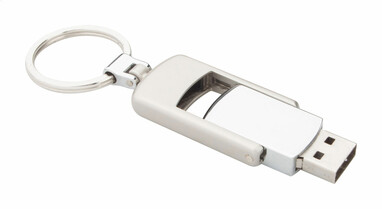 Флешка Hikiki 4GB, цвет серебристый - AP897068-21_4GB- Фото №1