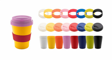 Термокружка индивидуальная CreaCup Mini, с крышкой, цвет многоцветный - AP892007- Фото №1