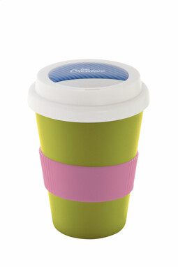 Термокружка индивидуальная CreaCup Mini, с крышкой, цвет зеленый - AP892007-07_A- Фото №2