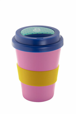 Термокружка індивідуальна CreaCup Mini, з кришкою, колір синій - AP892007-06_B- Фото №2