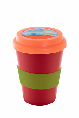 Термокружка индивидуальная CreaCup Mini, с крышкой, цвет зеленый - AP892007-07_C- Фото №3