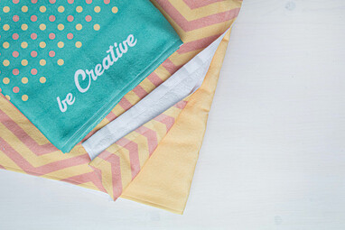 Полотенце под сублимацию CreaTowel, цвет белый - AP718206-01- Фото №6