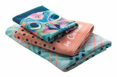 Полотенце под сублимацию CreaTowel, цвет белый - AP718207-01- Фото №5