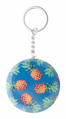 Бейдж-брелок KeyBadge Mini, колір білий - AP718216- Фото №3