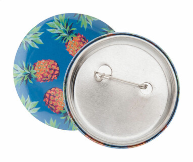 Бейдж PinBadge Maxi, колір сріблястий - AP718217- Фото №1