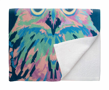 Полотенце под сублимацию CreaTowel, цвет белый - AP718186-01- Фото №3