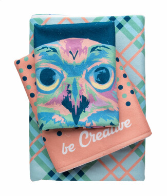 Полотенце под сублимацию CreaTowel, цвет белый - AP718186-01- Фото №6